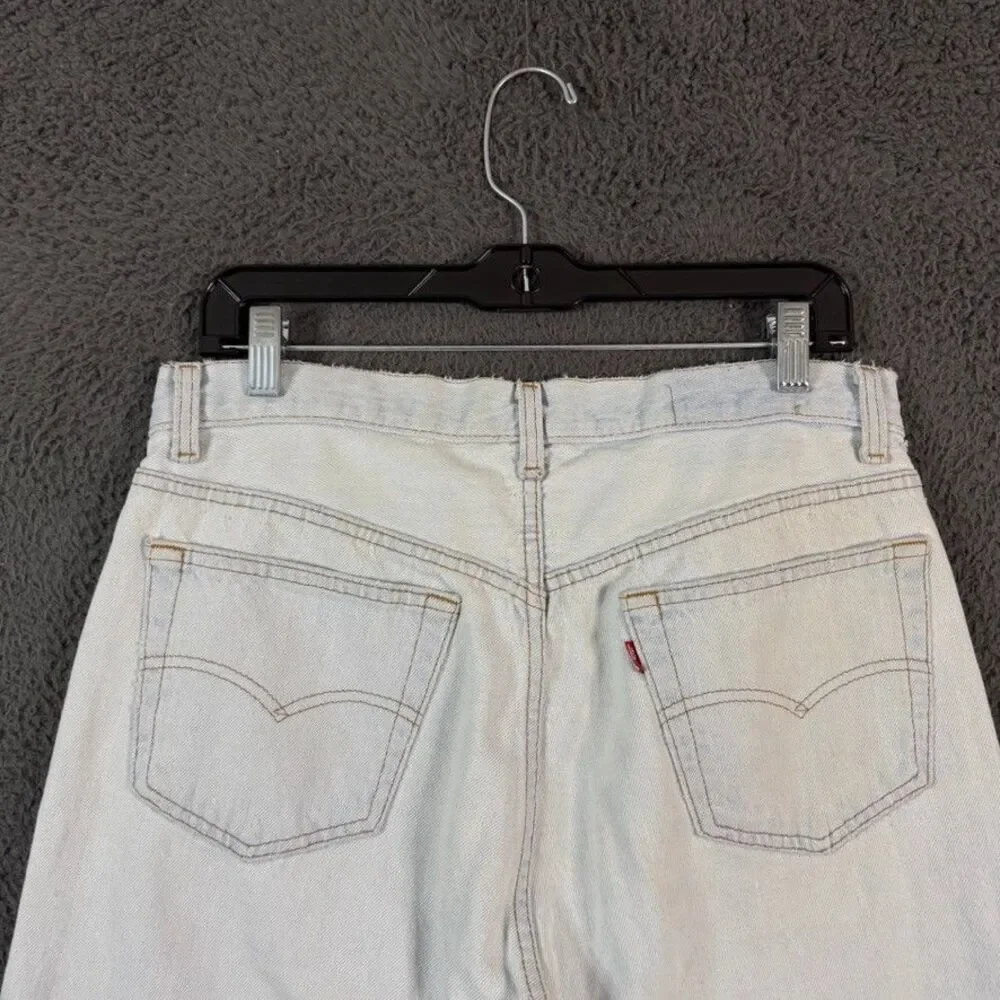 Vtg Levis 501 Jeans Mens 34x30 (Fits 31x29) Blue Stone Wash Made in USA 90s